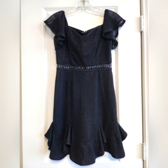 Hello Molly Black Midi Dress - Picture 1 of 5